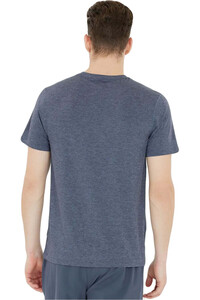 Endurance camiseta técnica manga corta hombre Abdon M Melange S/S Tee vista trasera