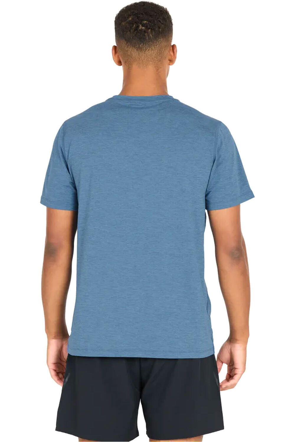 Endurance camiseta técnica manga corta hombre Abdon M Melange S/S Tee vista trasera