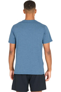 Endurance camiseta técnica manga corta hombre Abdon M Melange S/S Tee vista trasera