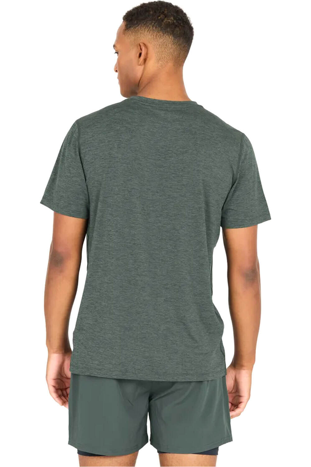 Endurance camiseta técnica manga corta hombre Abdon M Melange S/S Tee vista trasera