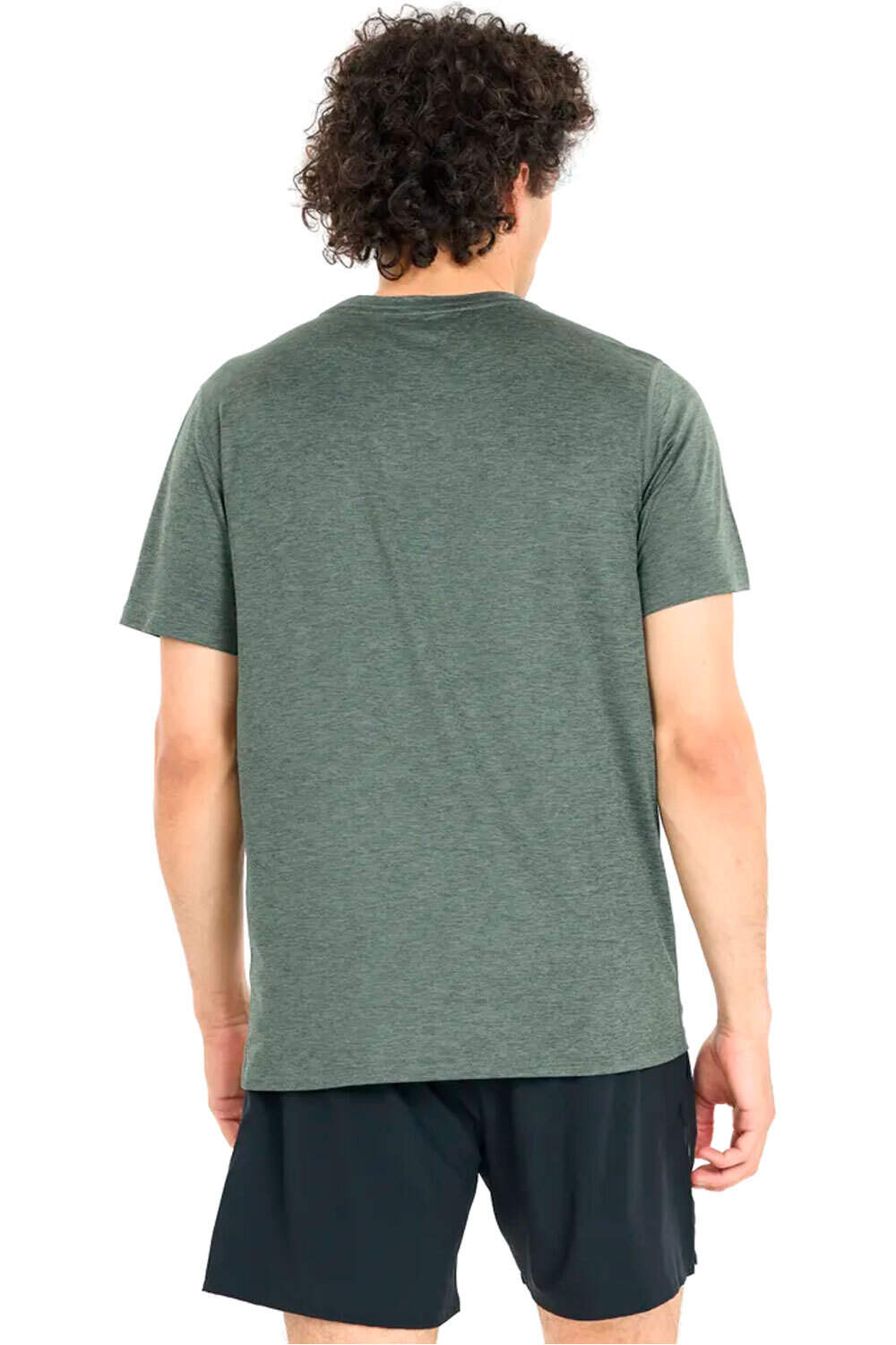 Endurance camiseta técnica manga corta hombre Abdon M Melange S/S Tee vista trasera