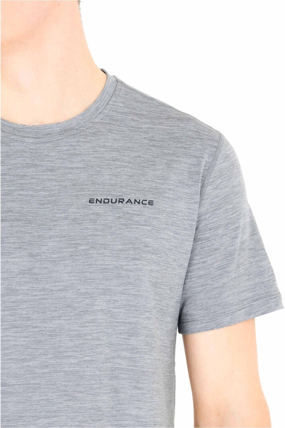 Endurance camiseta técnica manga corta hombre Abdon M Melange vista detalle