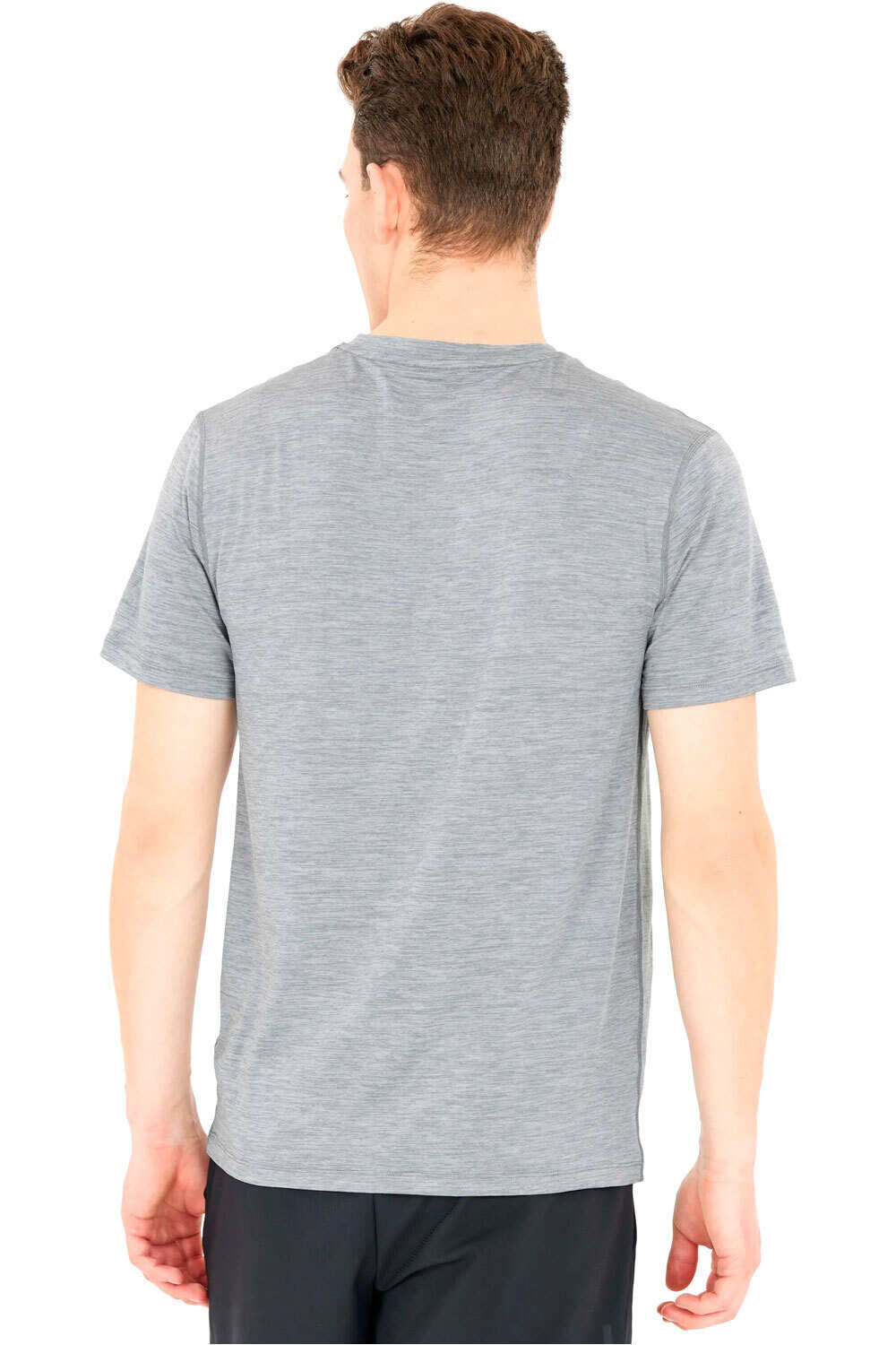Endurance camiseta técnica manga corta hombre Abdon M Melange vista trasera