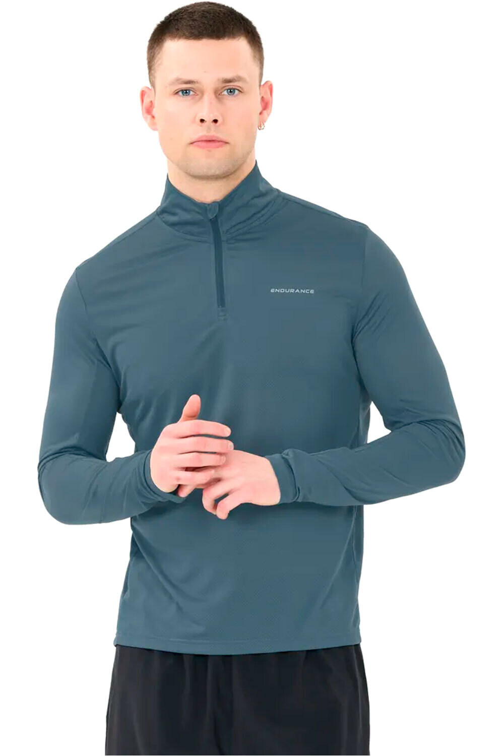 Endurance camiseta técnica manga larga hombre Omais M Midlayer vista frontal