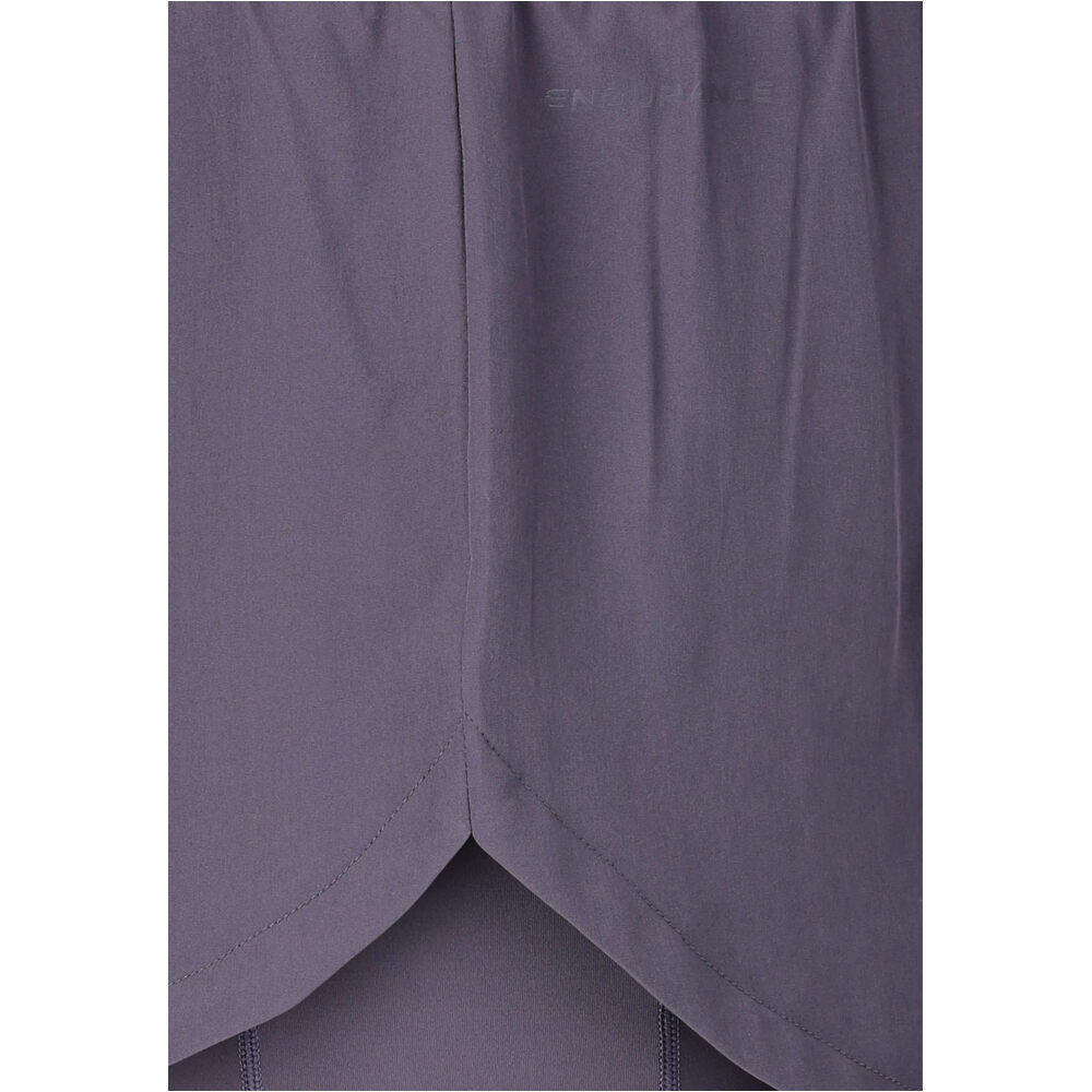 Endurance pantalón running mujer Yarol W 2-in-1 Shorts 06
