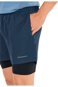 Endurance pantaloneta técnica hombre Kros M 2-in-1 Shorts vista detalle