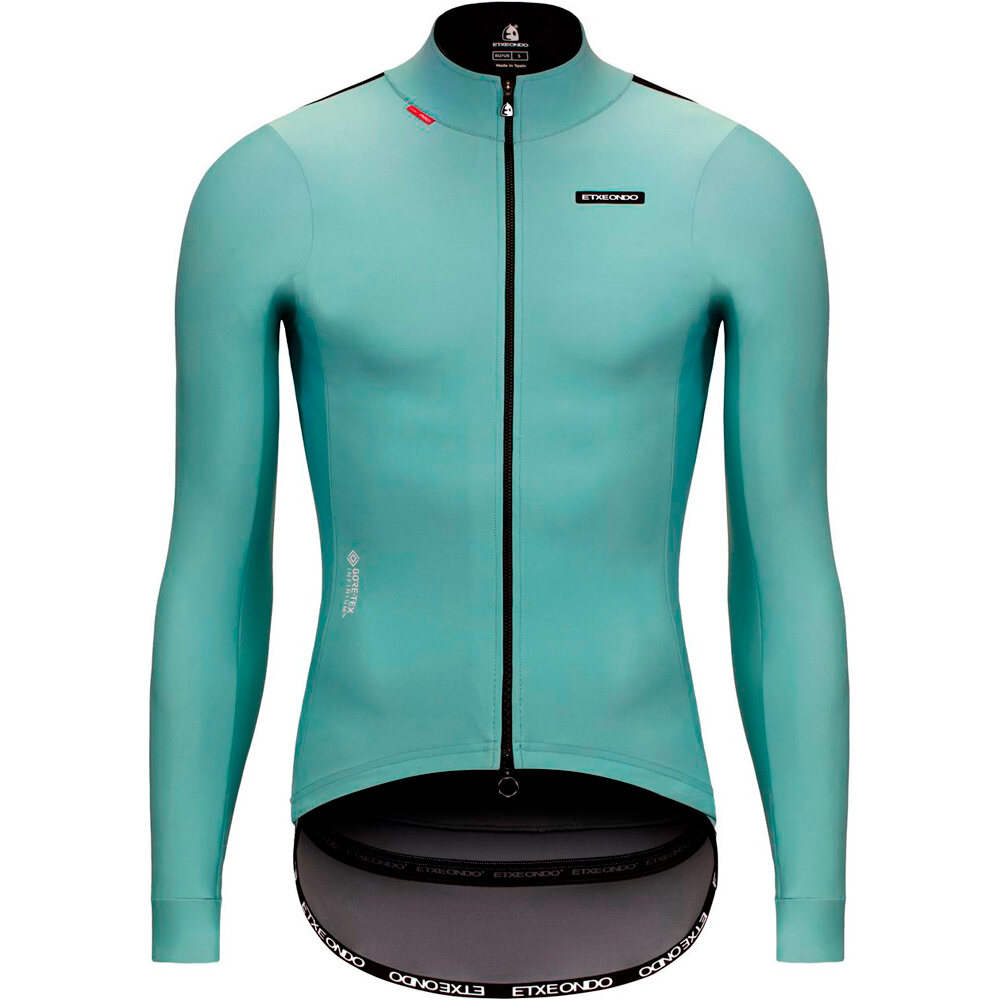 Etxeondo cortavientos ciclismo hombre CHAQUETA DENA GORE-TEX WINDSTOPPER vista frontal