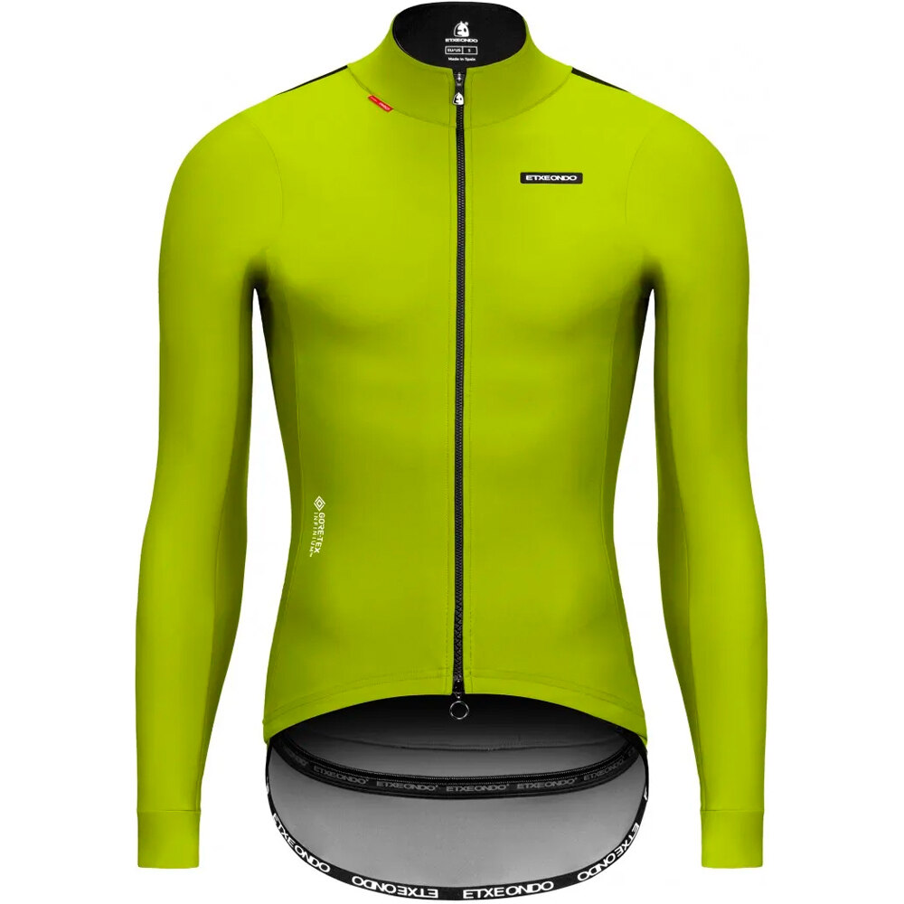 Etxeondo cortavientos ciclismo hombre DENA vista frontal