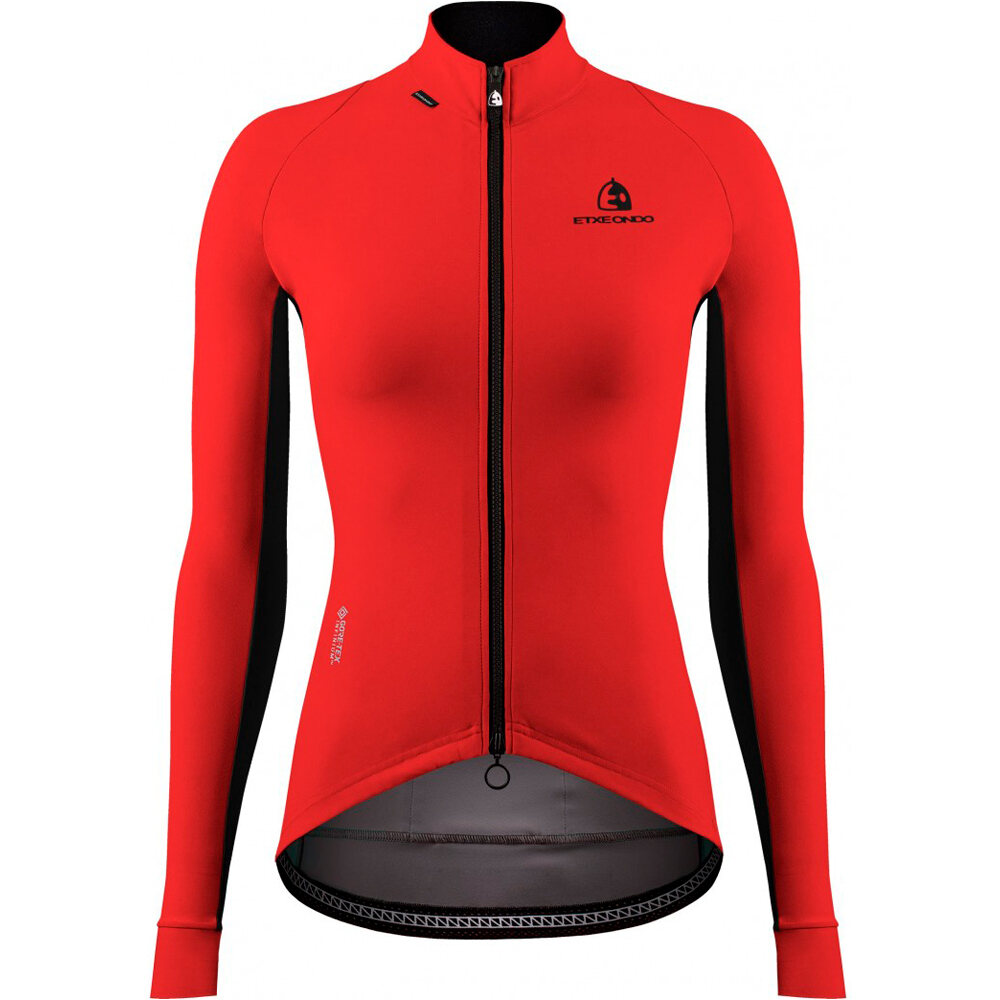Etxeondo cortavientos ciclismo mujer CHAQUETA UMEA vista frontal