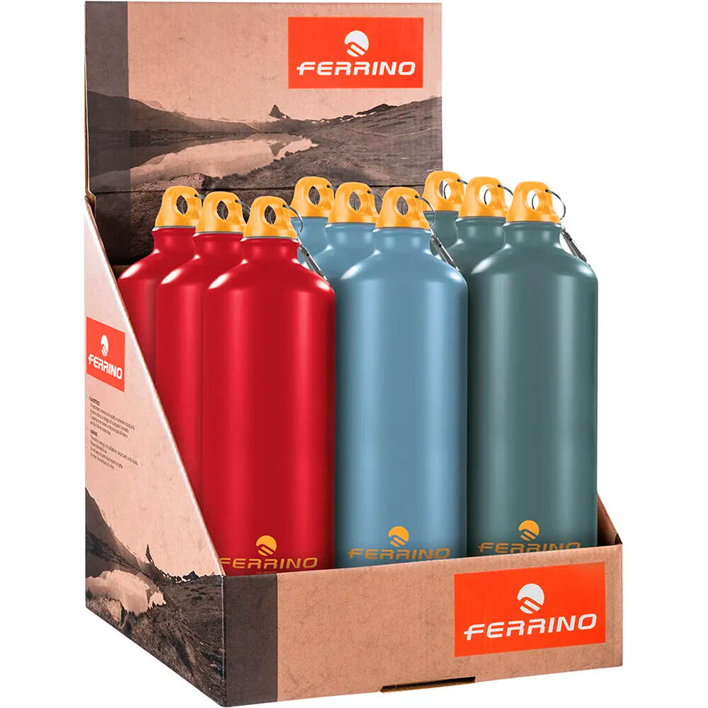 Ferrino cantimplora ALU DRINK PURE lt 1 (display 9 pcs) vista frontal
