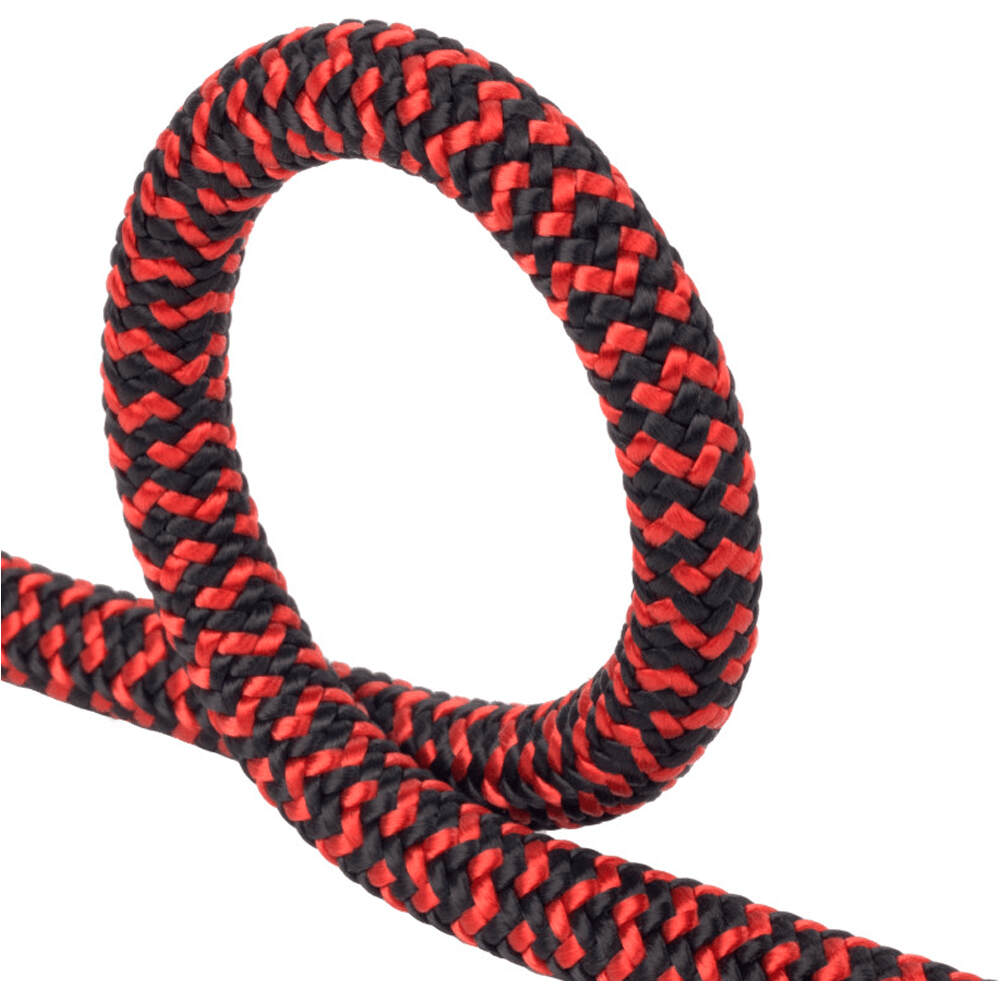 Fixe bobina escalada Cordino Aramida 6 mm Rojo 100 m 01