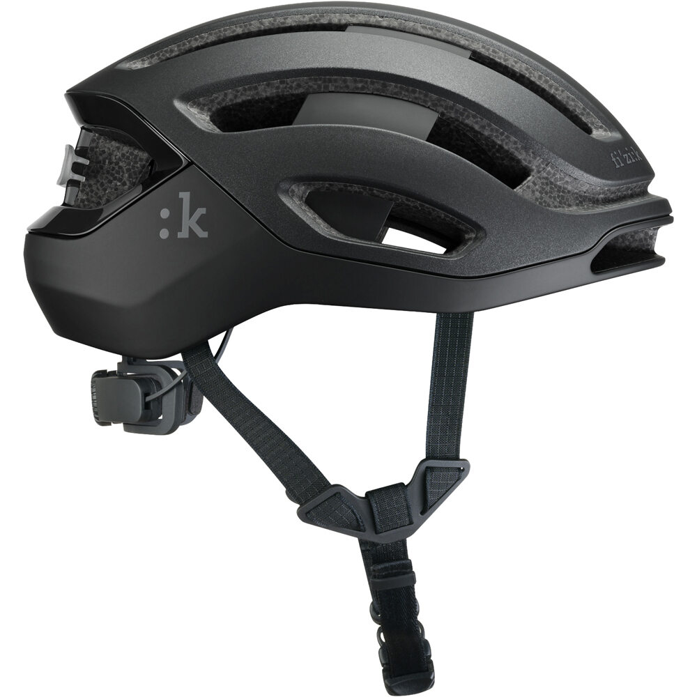 Fizik casco bicicleta KUDO VENTO BLACK vista frontal