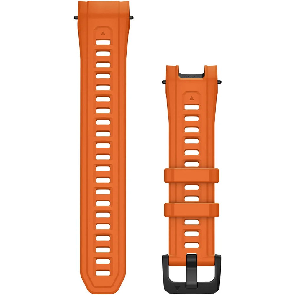 Garmin correas de relojes deportivos Correa 22 mm, silicona naranja INSTINCT vista frontal