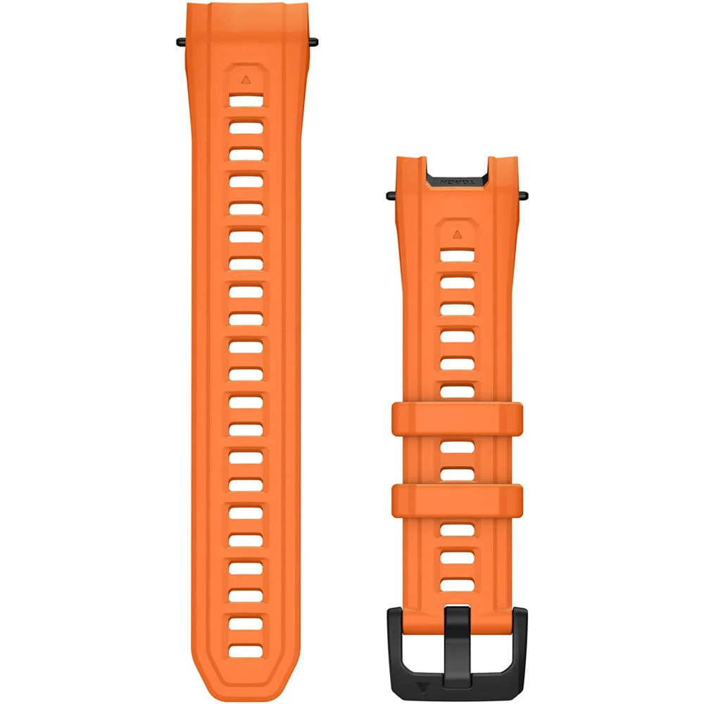 Garmin correas de relojes deportivos Correa 22 mm, silicona naranja INSTINCT vista frontal