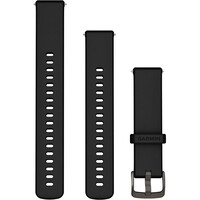 Garmin correas de relojes deportivos Correa de silicona 18 mm Negra vista frontal