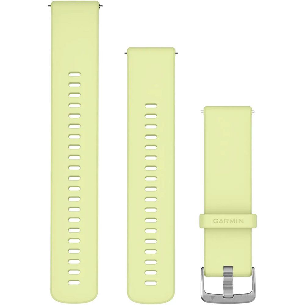 Garmin correas de relojes deportivos Correa de silicona 22 mm Amarilla vista frontal