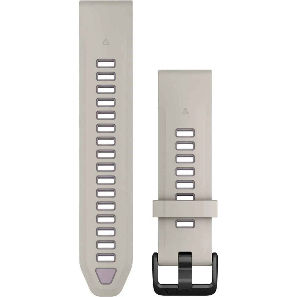 Garmin correas de relojes deportivos Correa de silicona QuickFit 20mm - Gris vista frontal