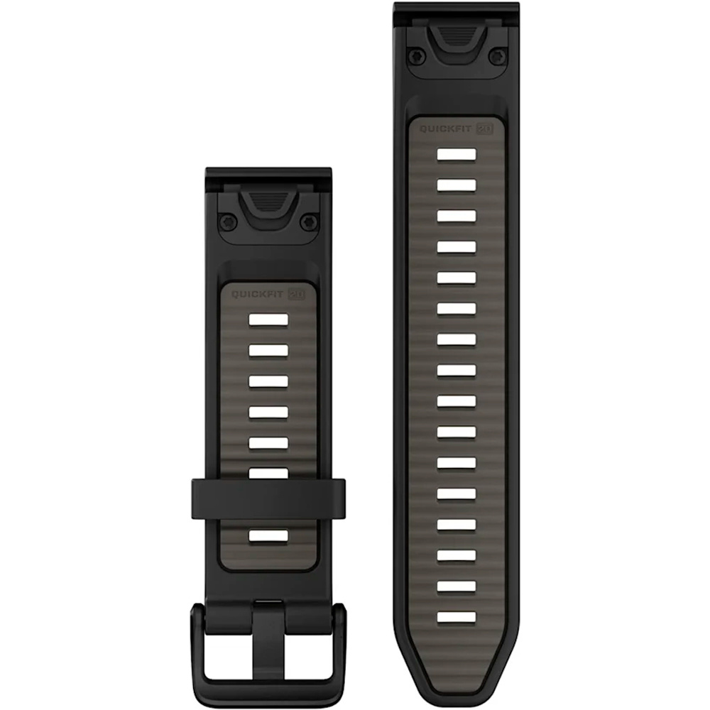 Garmin correas de relojes deportivos Correa de silicona QuickFit 20mm - Negr 01
