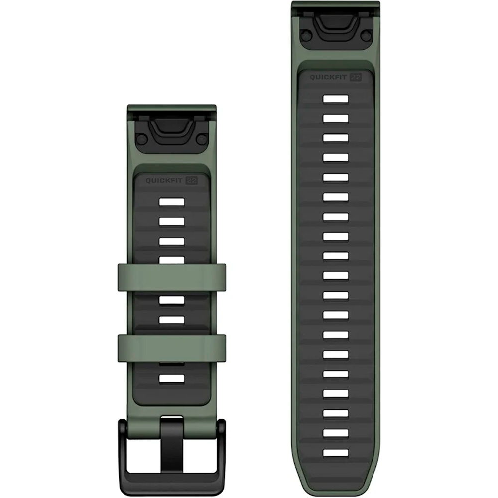 Garmin correas de relojes deportivos Correa de silicona QuickFit 22mm - Verd 01