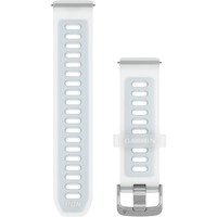 Garmin correas de relojes deportivos Correa Quick Release Blanca /Azul 20MM vista frontal