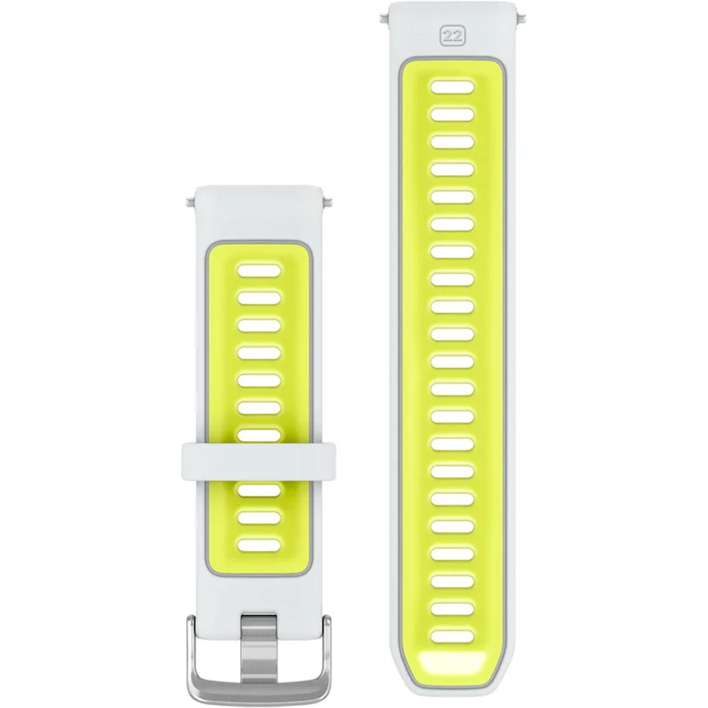 Garmin correas de relojes deportivos Correa Quick Release Blanca/Amarilla 22M 01