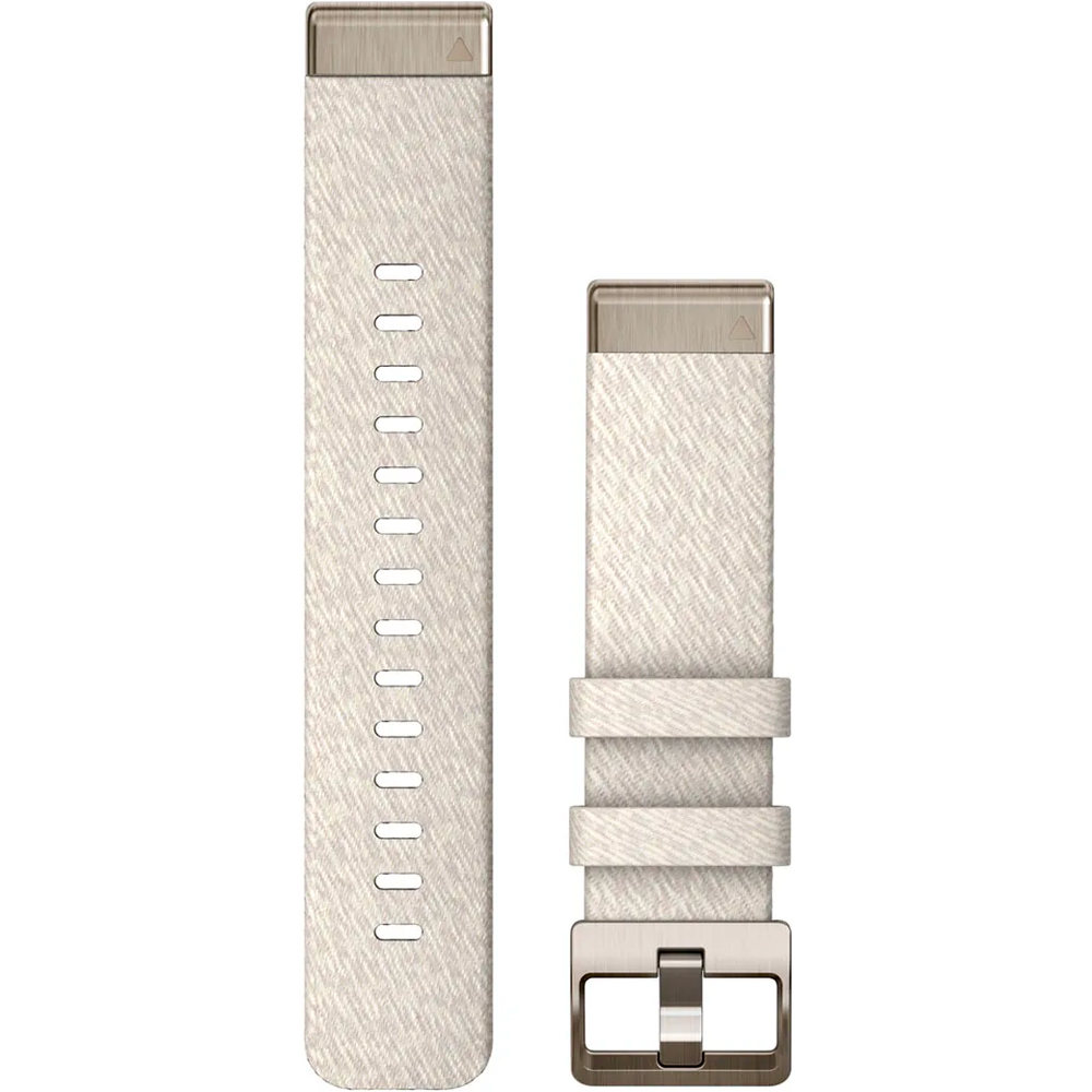 Garmin correas de relojes deportivos Correa QuickFit 20mm Nailon Light Gold vista frontal