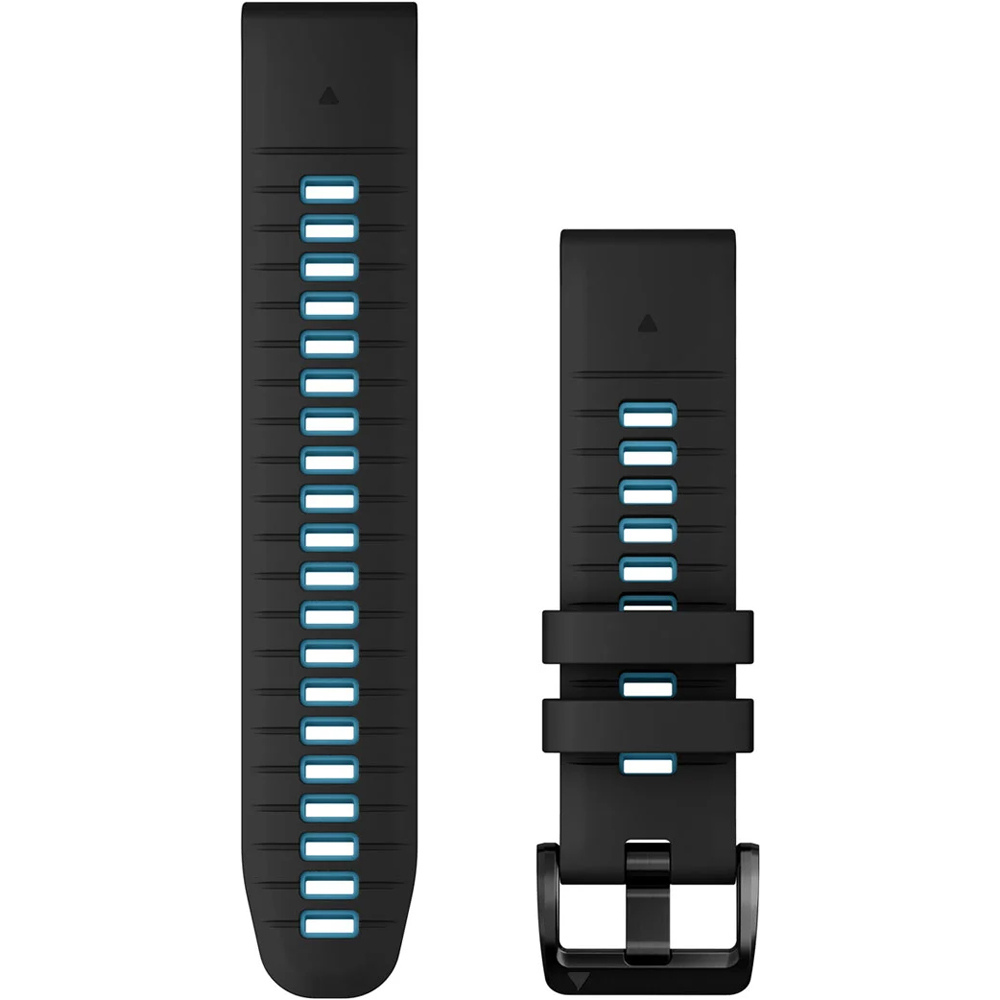 Garmin correas de relojes deportivos Correa QuickFit 22mm Negra Azul vista frontal