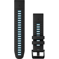 Garmin correas de relojes deportivos Correa QuickFit 22mm Negra Azul vista frontal