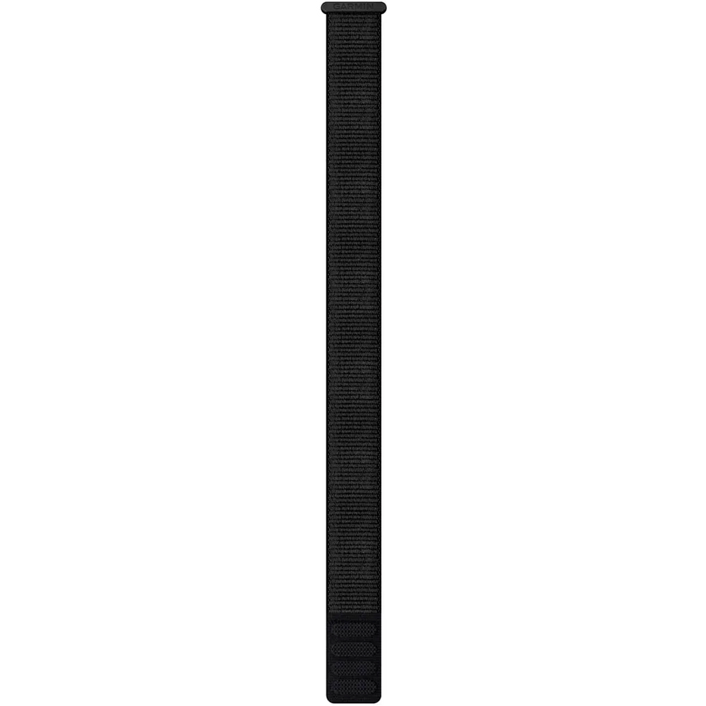 Garmin correas de relojes deportivos Correa UltraFit Nylon (20 mm) - Negra vista frontal