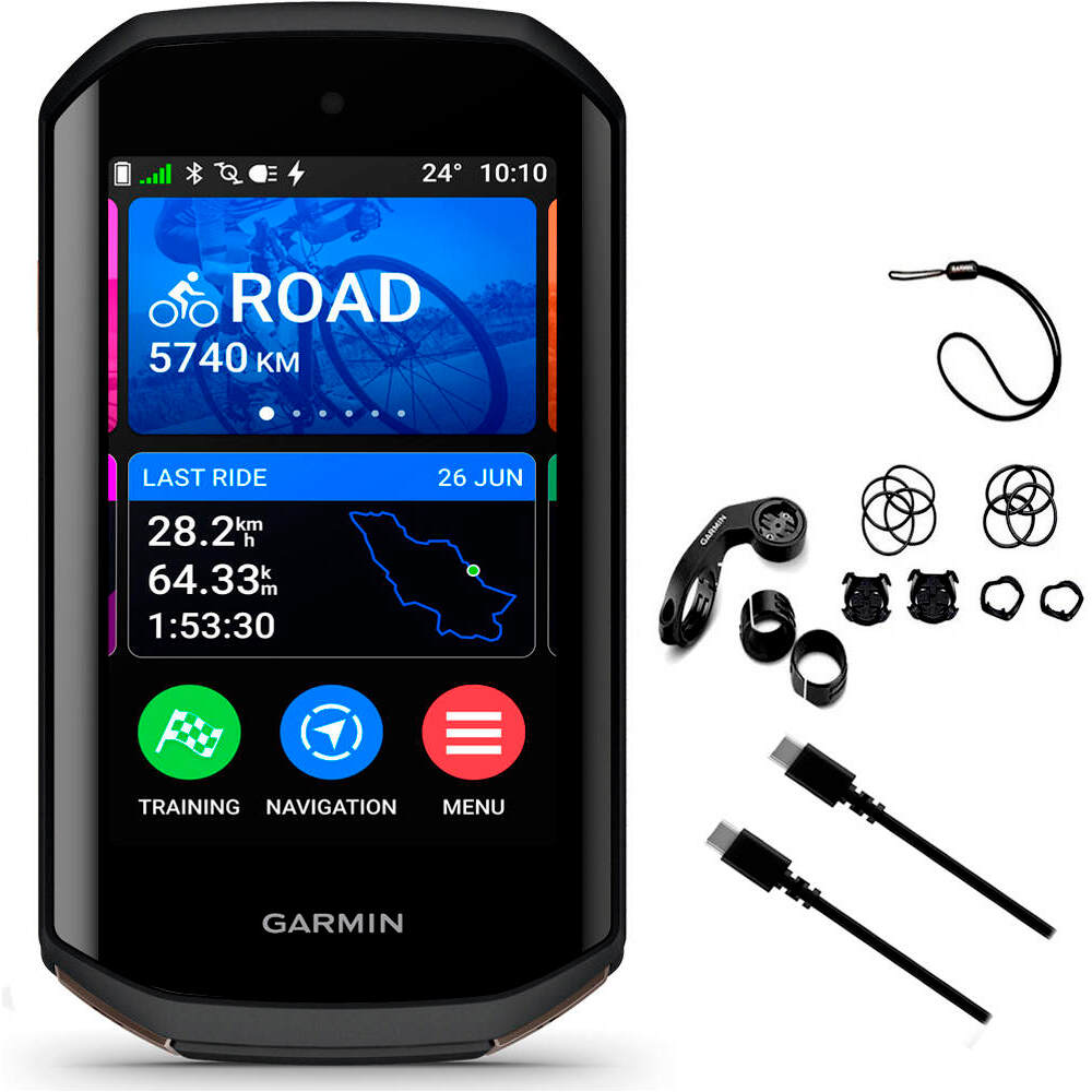 Garmin gps bicicleta Edge 1050 vista frontal