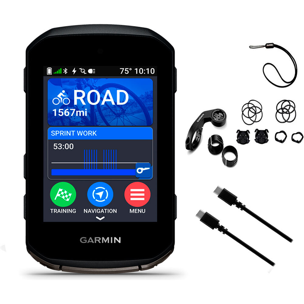 Garmin gps bicicleta Edge 850 vista frontal