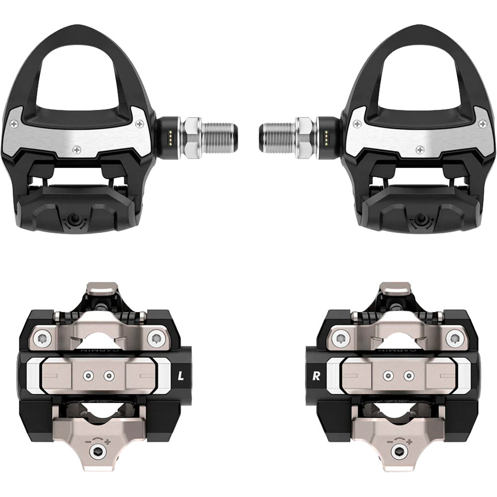 Garmin pedales automáticos Potencimetros Rally RS/XC210 vista frontal