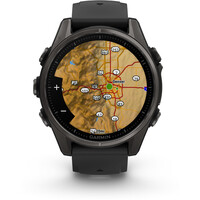 Garmin pulsómetros con gps fenix 8 43mm,AMOLED,Saph,CrbnGry Ti/Blk, 04