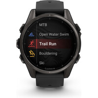 Garmin pulsómetros con gps fenix 8 43mm,AMOLED,Saph,CrbnGry Ti/Blk, 05