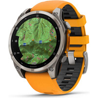 Garmin pulsómetros con gps fenix 8 47mm,AMOLED,Saph,Ti/Bare/Grpht,S 02