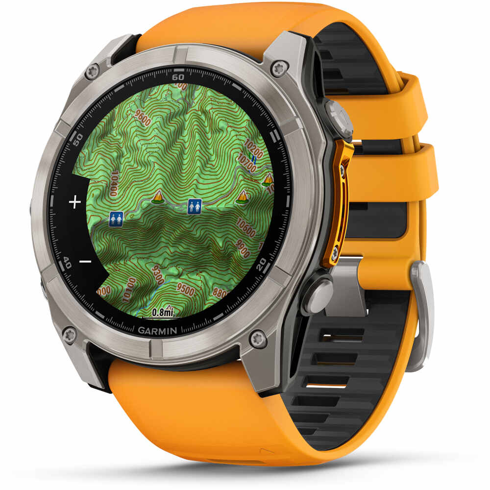 Garmin pulsómetros con gps fenix 8 51mm,AMOLED,Sapphire/Ti/Bare/Gra 02