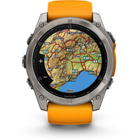 Garmin pulsómetros con gps fenix 8 51mm,AMOLED,Sapphire/Ti/Bare/Gra 05