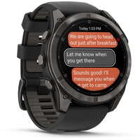 Garmin pulsómetros con gps Fenix 8 Pro # 51 mm, AMOLED Cristal de z 06