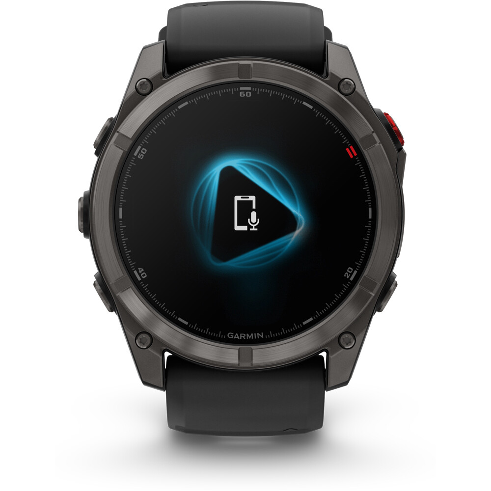 Garmin pulsómetros con gps Fenix 8 Pro # 51 mm, AMOLED Cristal de z 08