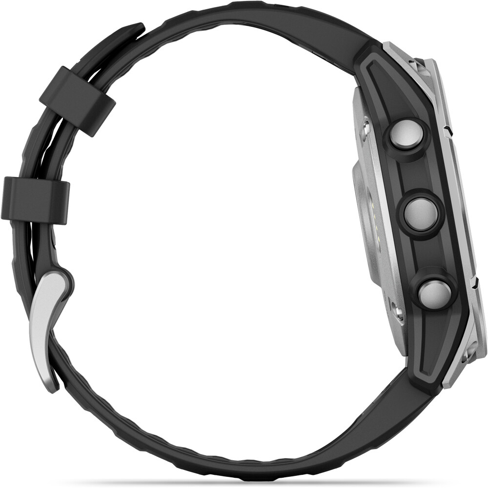 Garmin pulsómetros con gps fenix E,47mm,Stainless Steel/Graphite 14