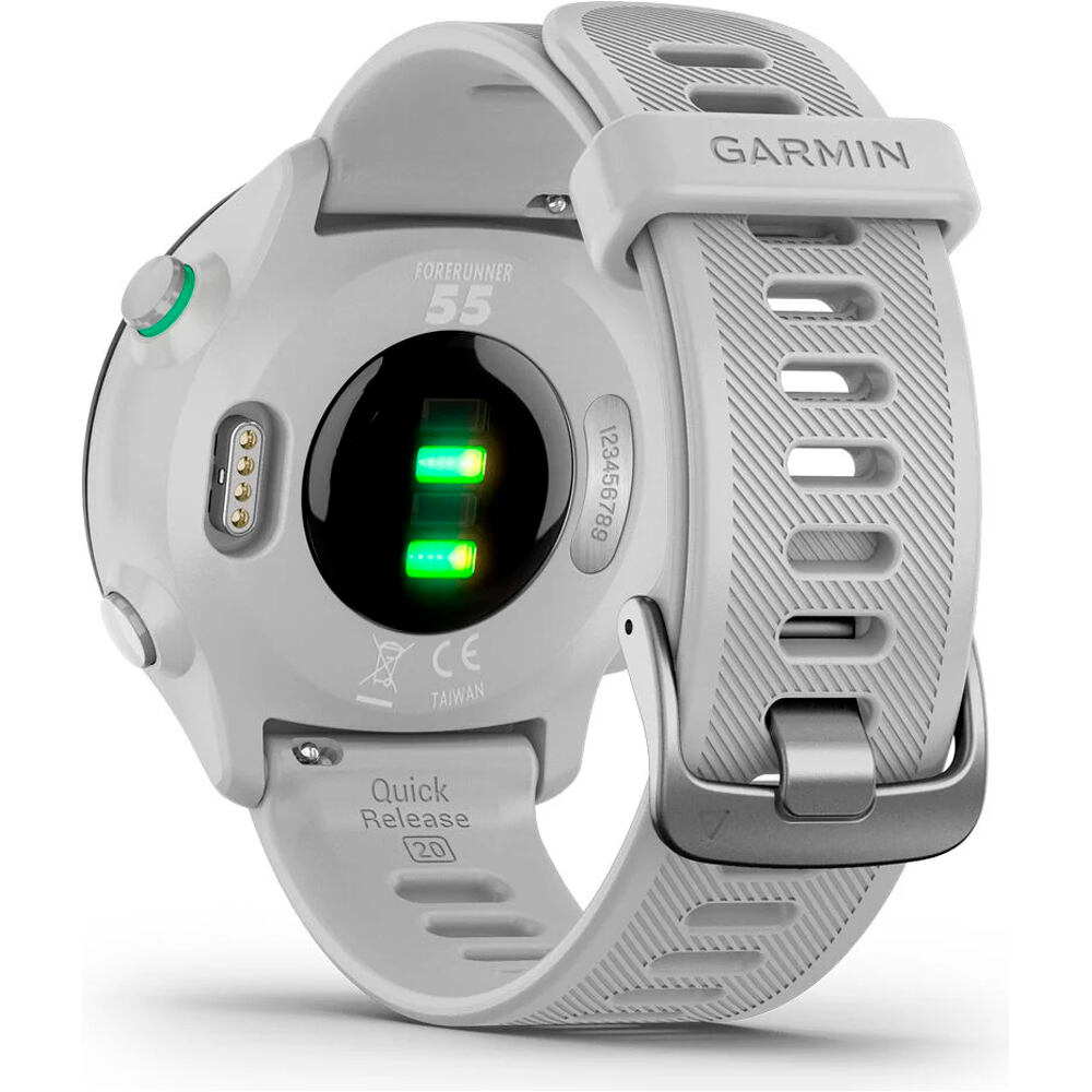 Garmin pulsómetros con gps Forerunner 55 Blanco 01
