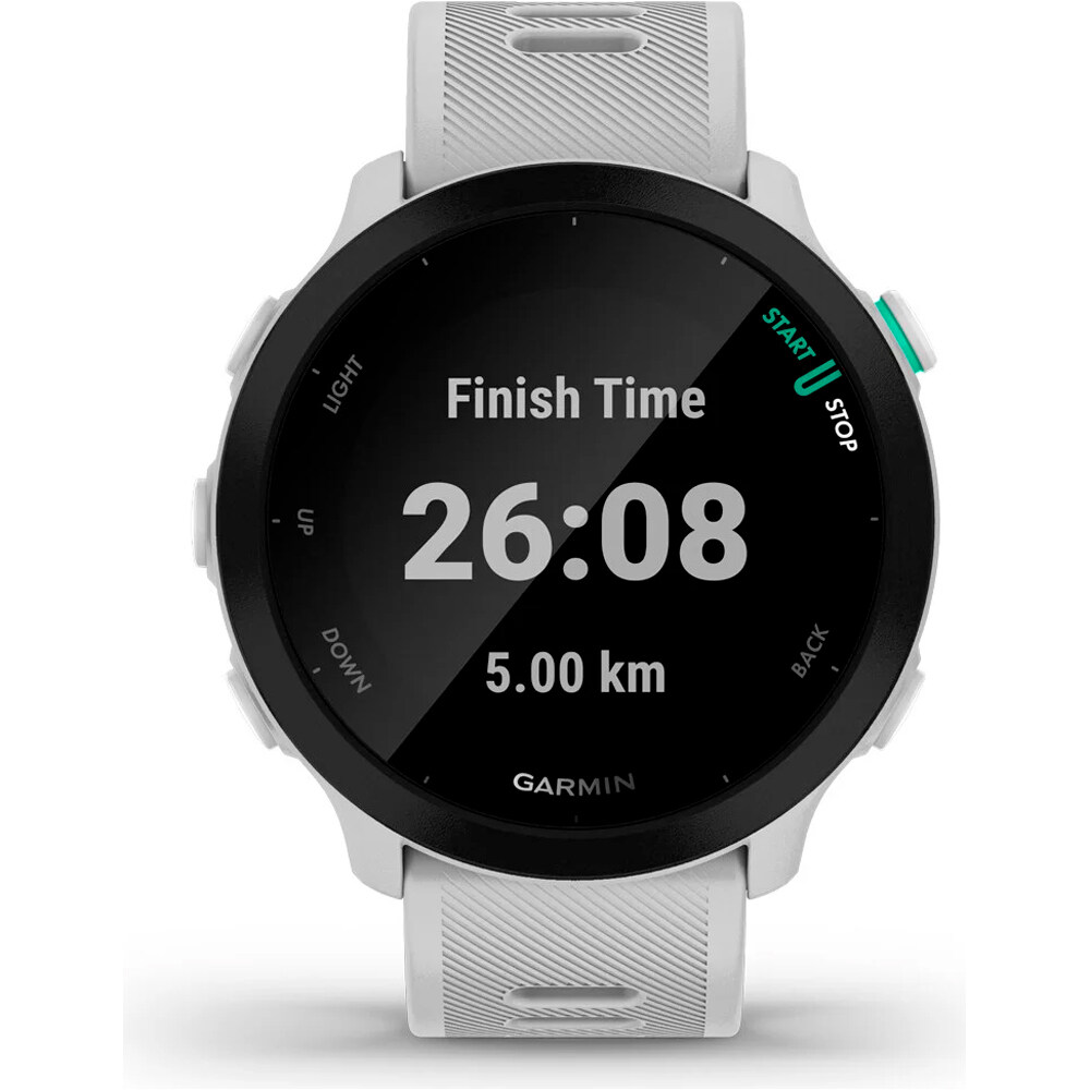 Garmin pulsómetros con gps Forerunner 55 Blanco 08