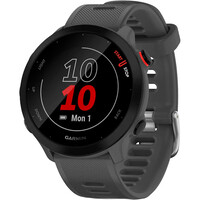 Garmin pulsómetros con gps Forerunner 55 Gris vista frontal