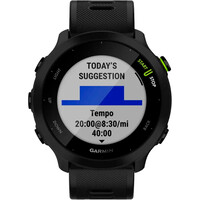 Garmin pulsómetros con gps FORERUNNER 55 NEGRO 01
