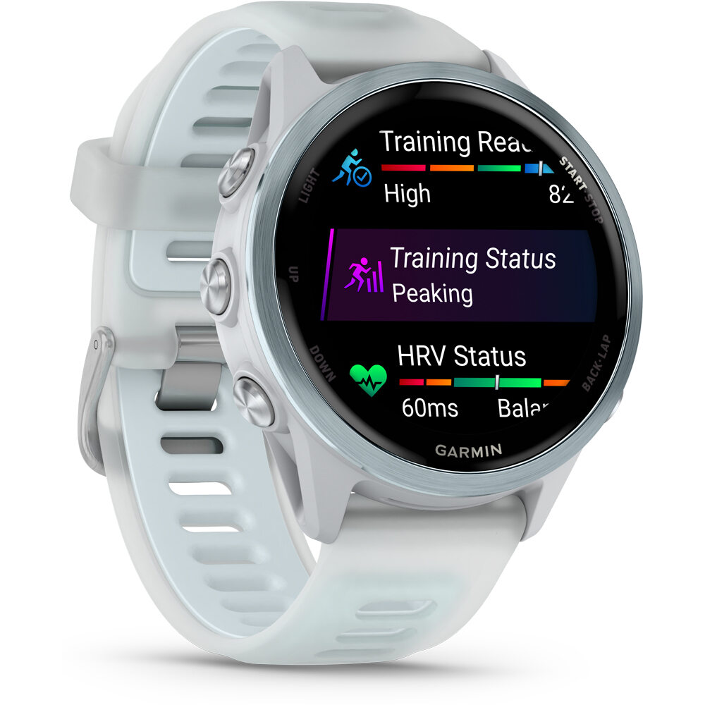 Garmin pulsómetros con gps Forerunner 570 42mm Blanco/Azul 03
