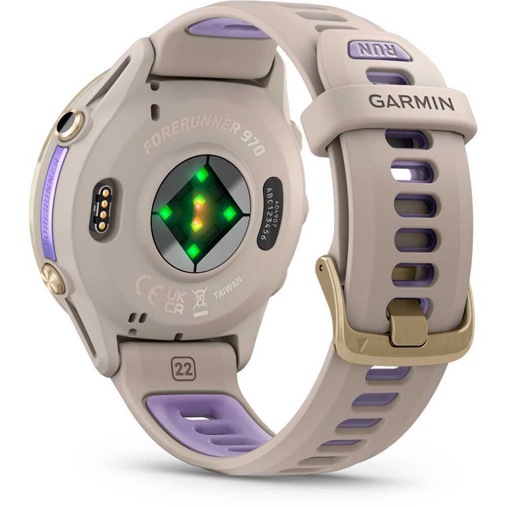 Garmin pulsómetros con gps Forerunner 970 Gris/Lila 01