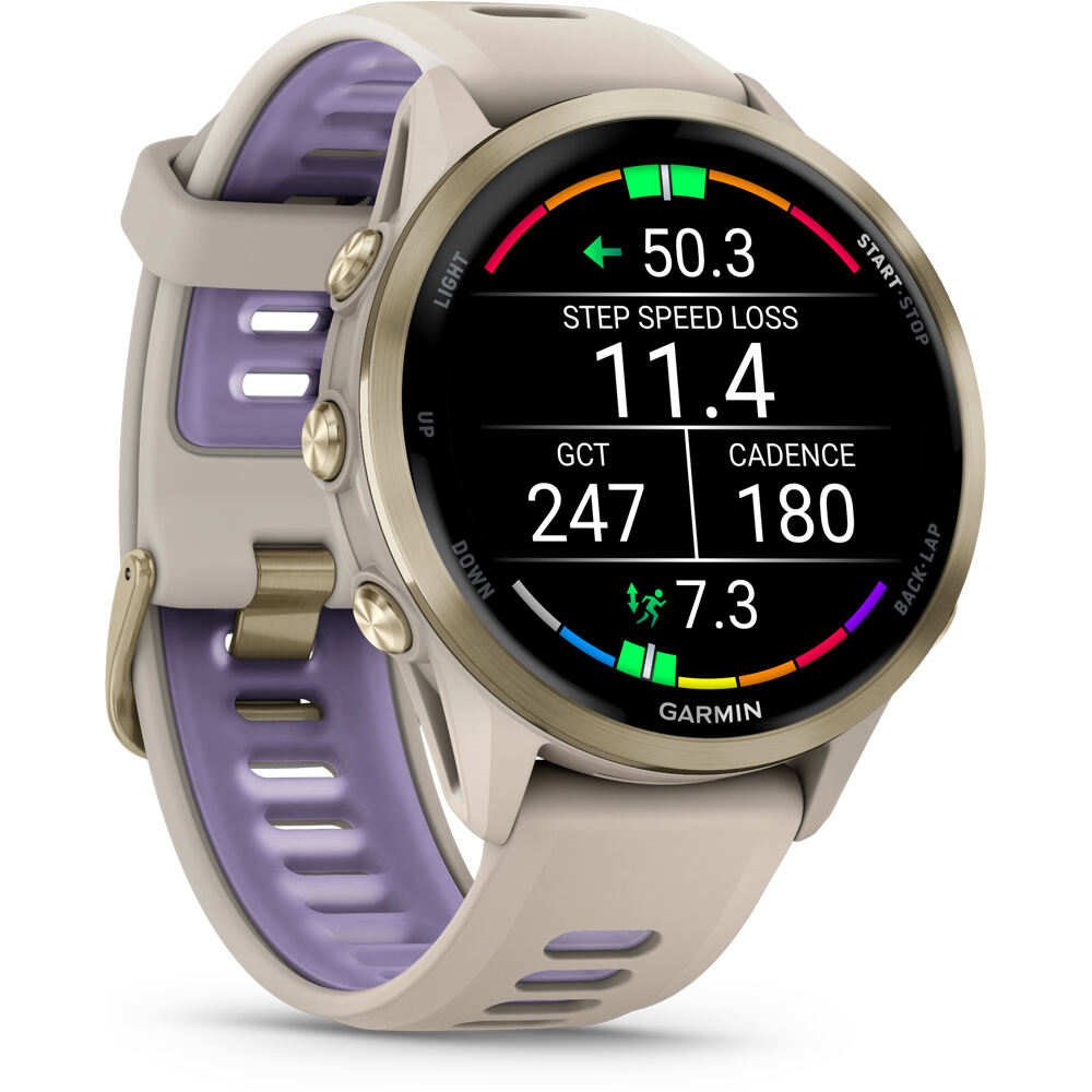 Garmin pulsómetros con gps Forerunner 970 Gris/Lila 03