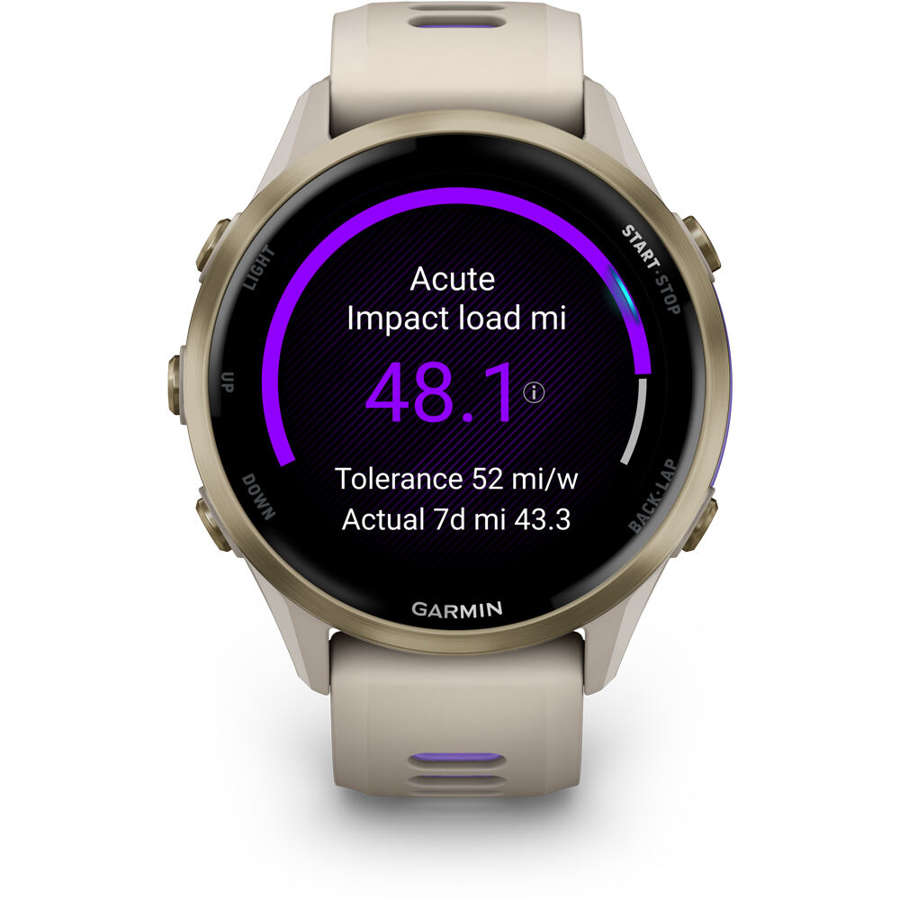 Garmin pulsómetros con gps Forerunner 970 Gris/Lila 05