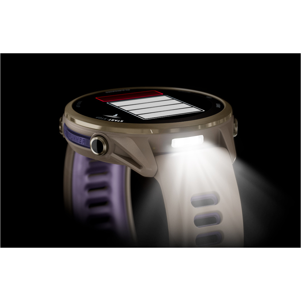 Garmin pulsómetros con gps Forerunner 970 Gris/Lila 06