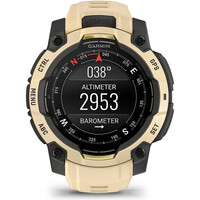 Garmin pulsómetros con gps Instinct 3 45 mm, AMOLED Beige con correa de silicona beige 04